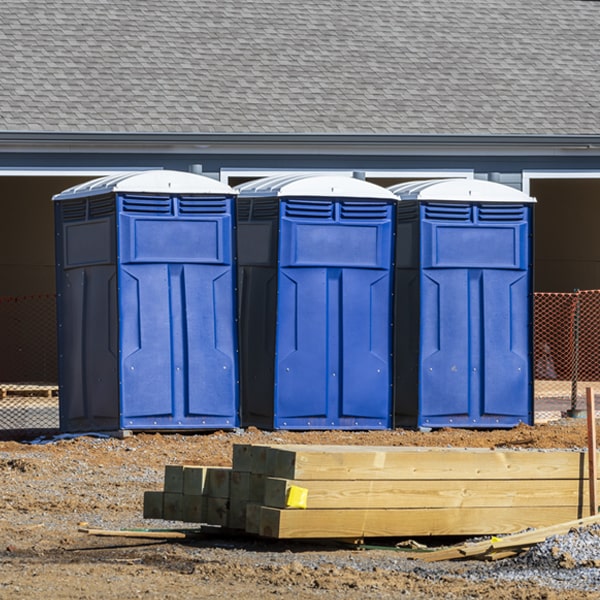 are there any restrictions on where i can place the portable restrooms during my rental period in Bethlehem New Hampshire